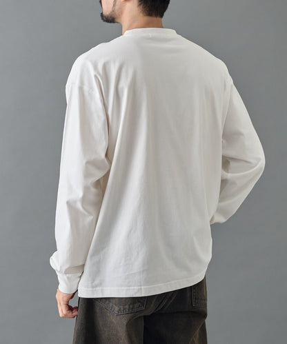 【AW】桃皮絨刺繡長袖T恤