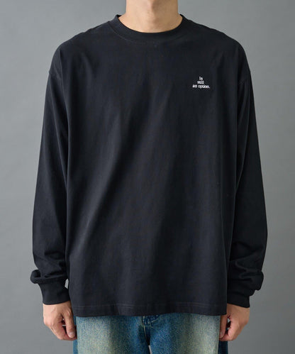 【AW】桃皮絨刺繡長袖T恤