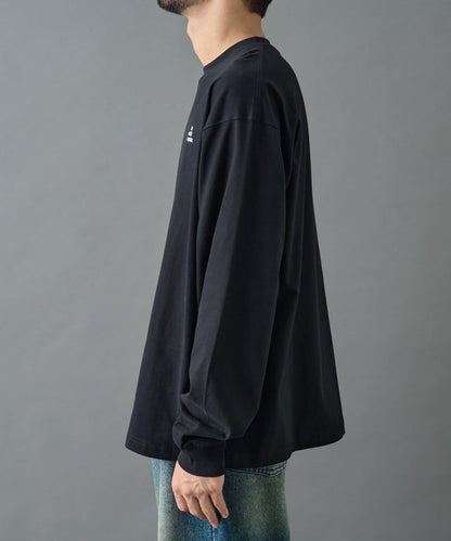 【AW】桃皮絨刺繡長袖T恤