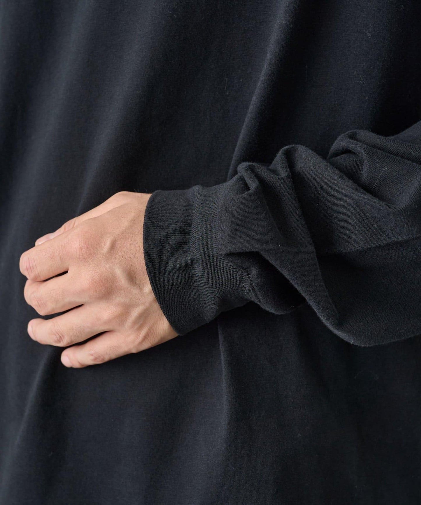 【AW】桃皮絨刺繡長袖T恤