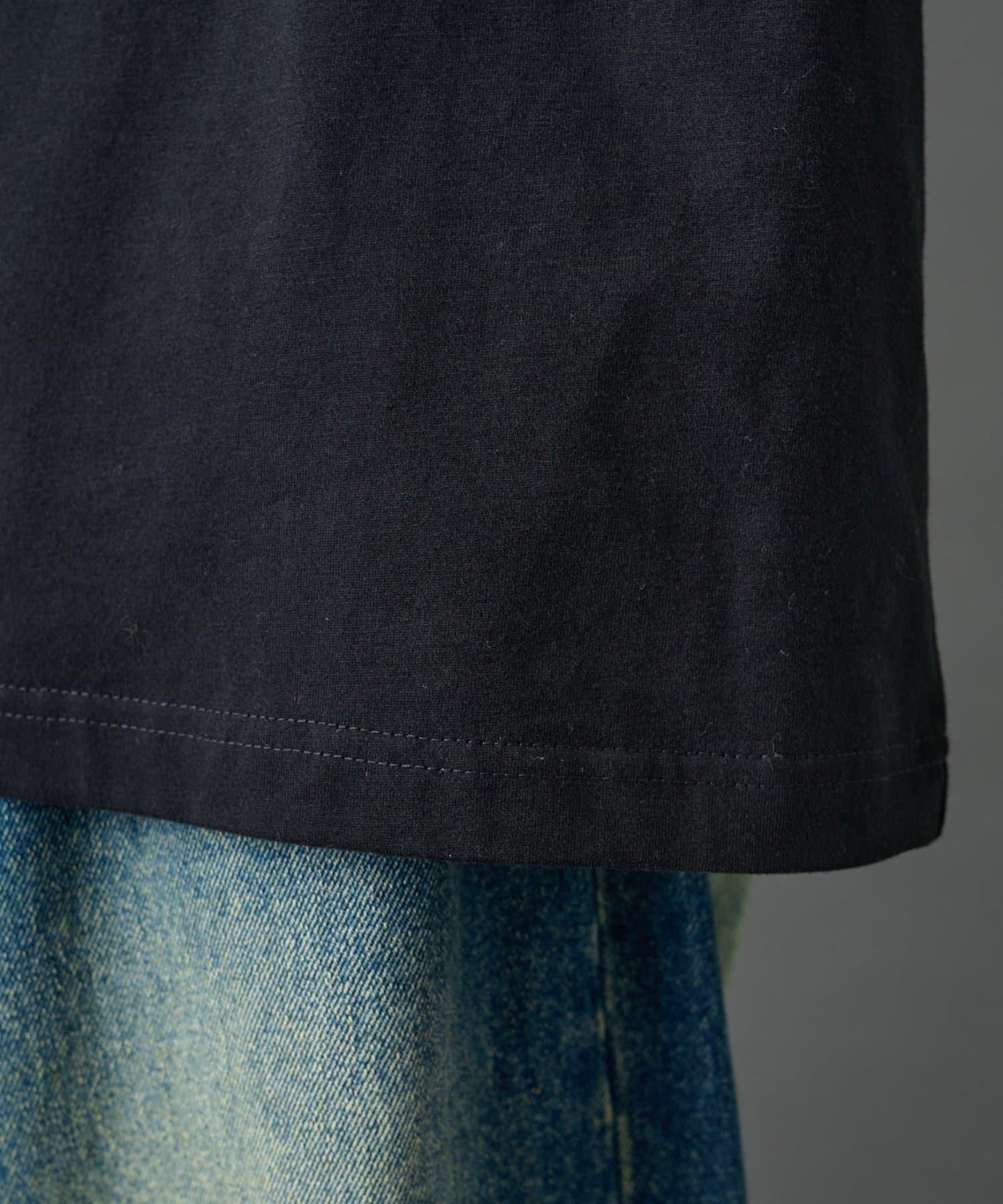 【AW】桃皮絨刺繡長袖T恤