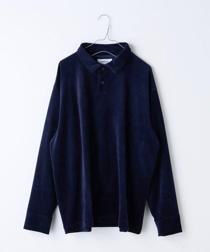 【Kastane】天鵝絨翻領襯衫*