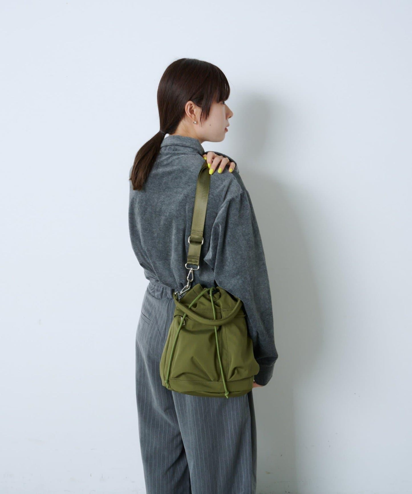 【Kastane】天鵝絨翻領襯衫*