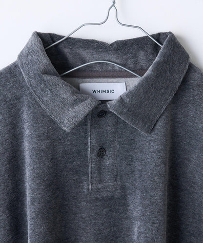 【Kastane】天鵝絨翻領襯衫*