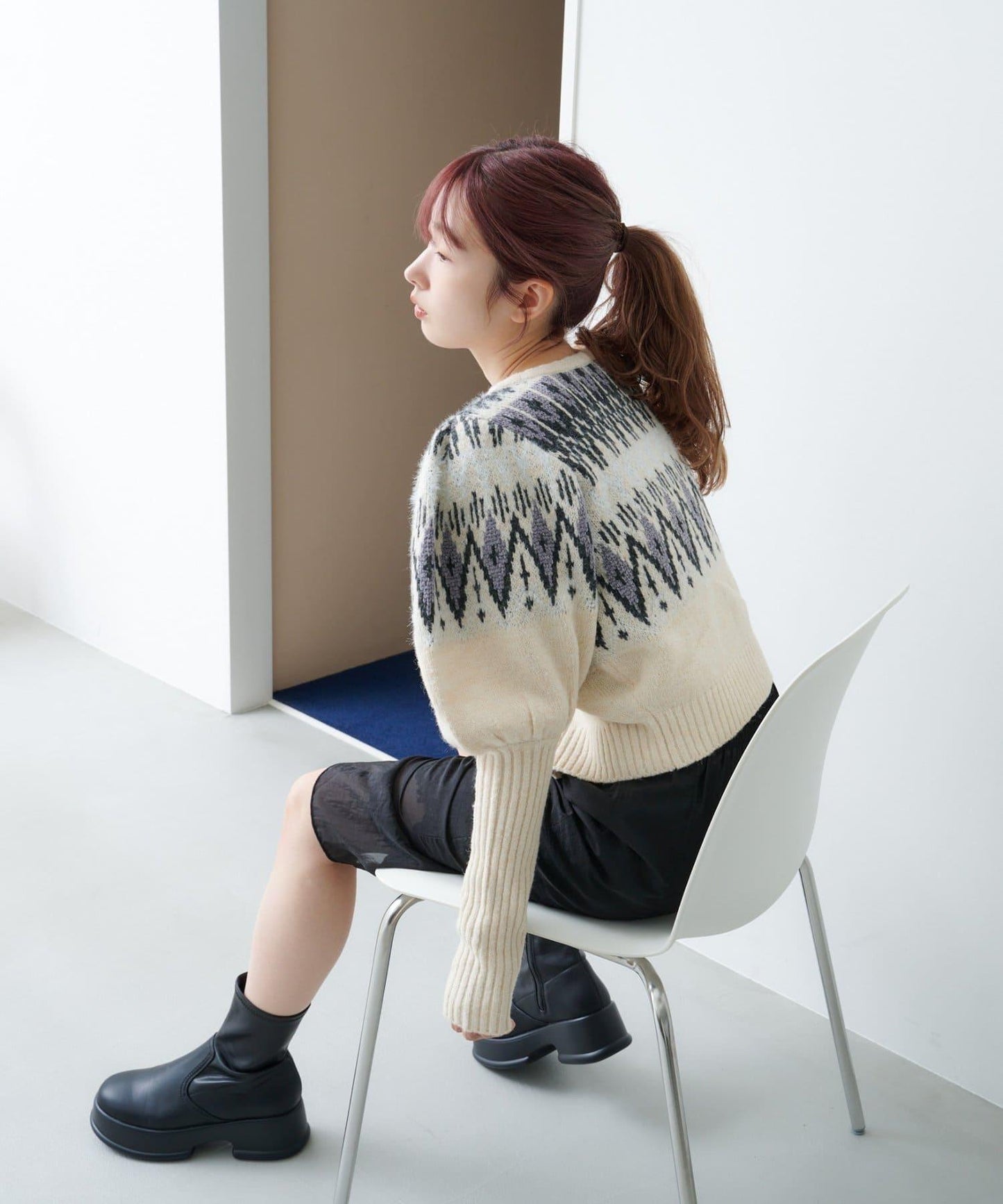 【Kastane】北歐風拉鍊開衫