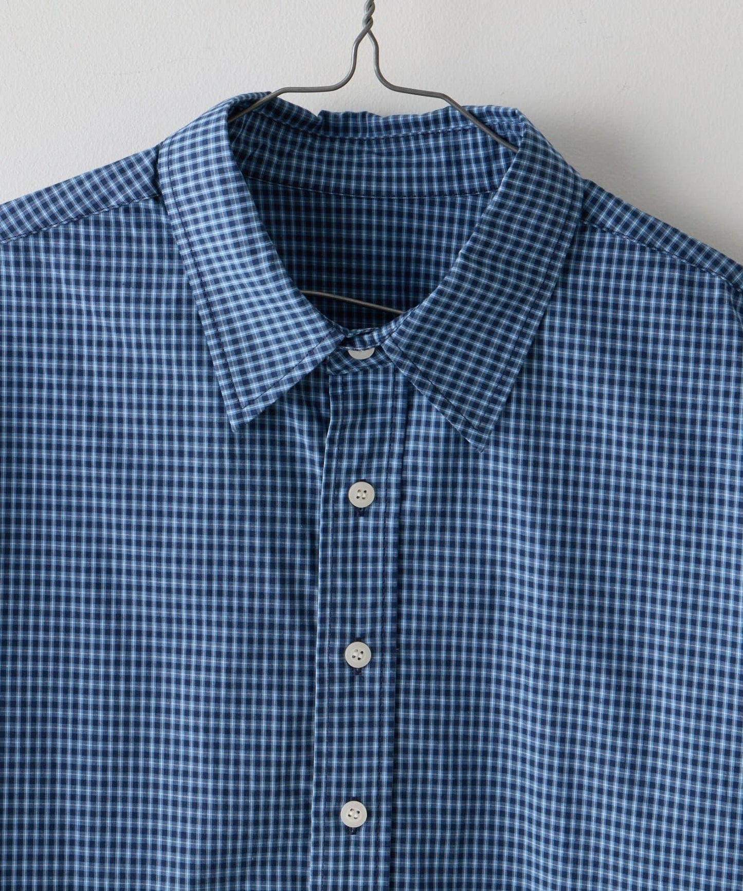 【Kastane】短款格子襯衫