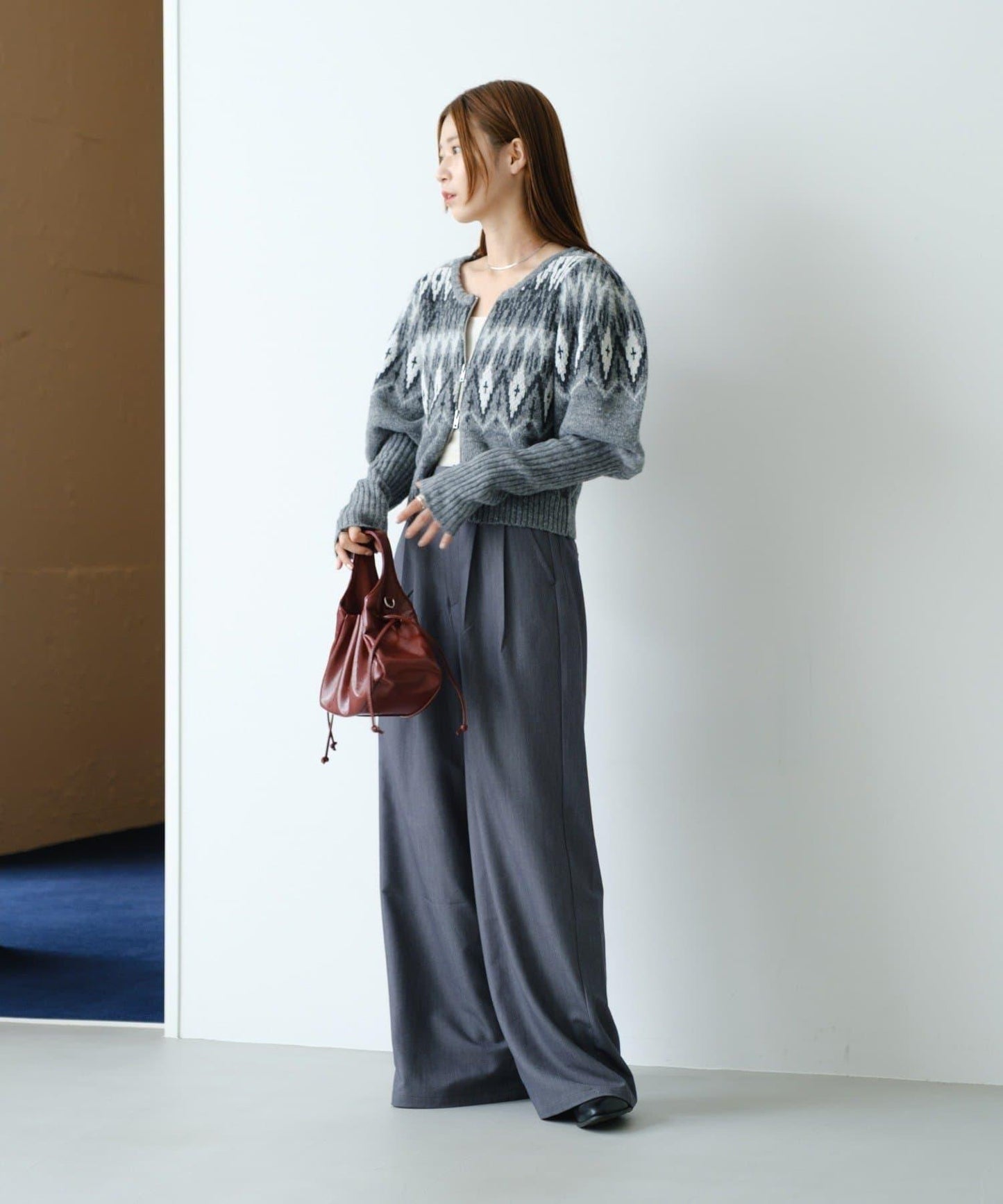 【Kastane】北歐風拉鍊開衫