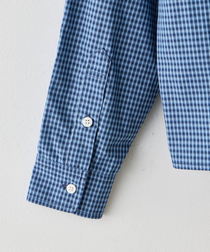 【Kastane】短款格子襯衫