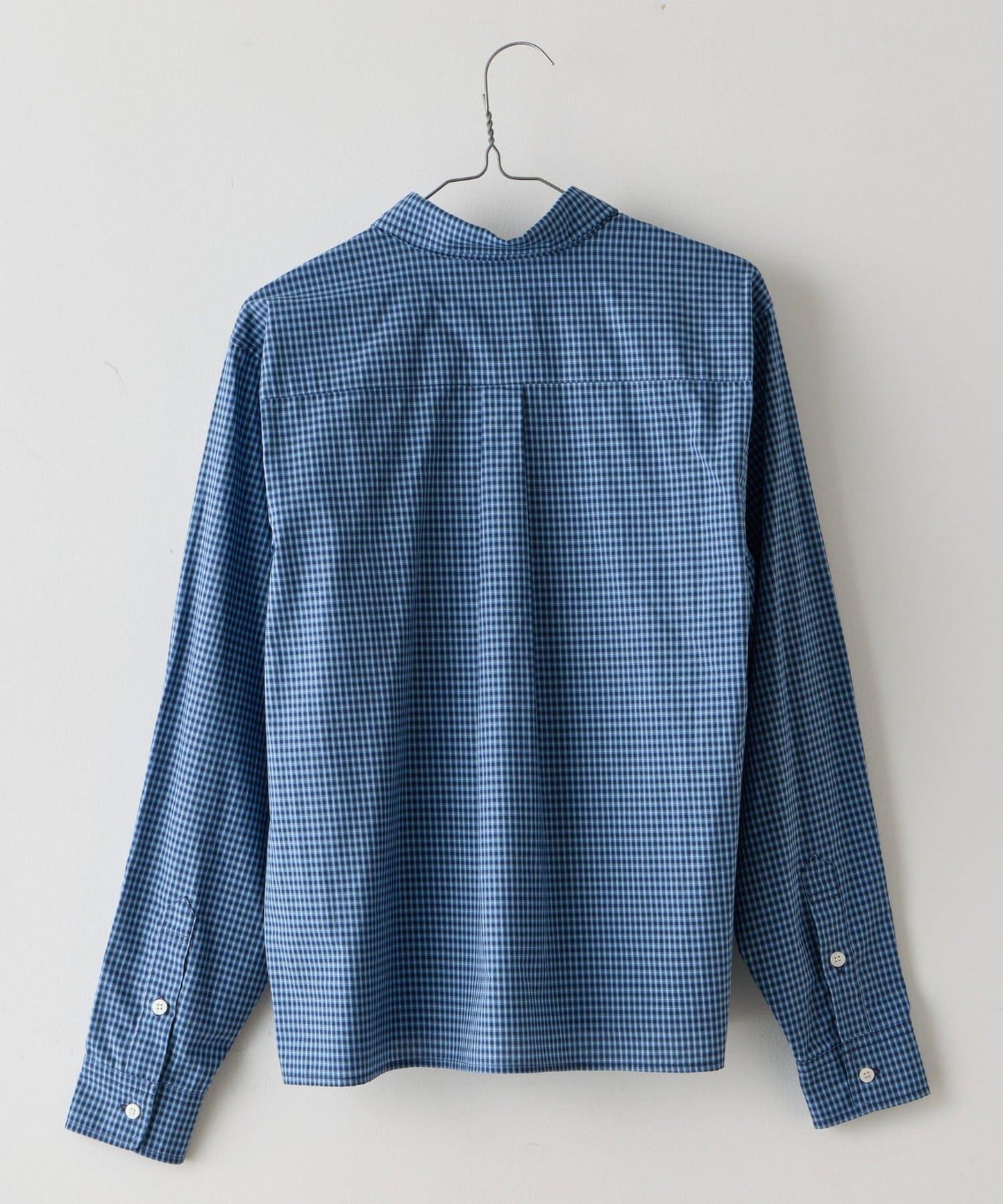 【Kastane】短款格子襯衫