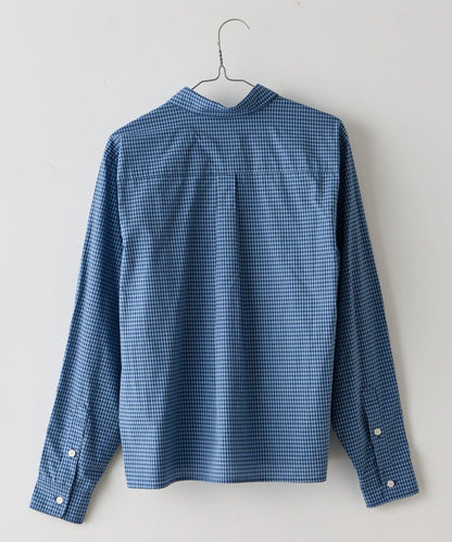 【Kastane】短款格子襯衫