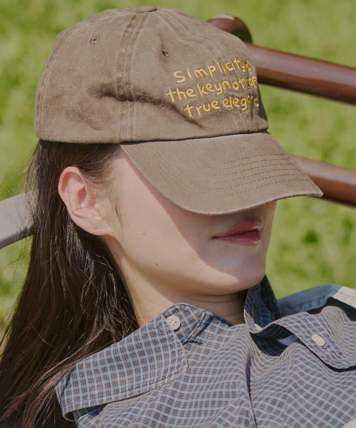 【WHIMSIC】水洗染色標誌棒球帽