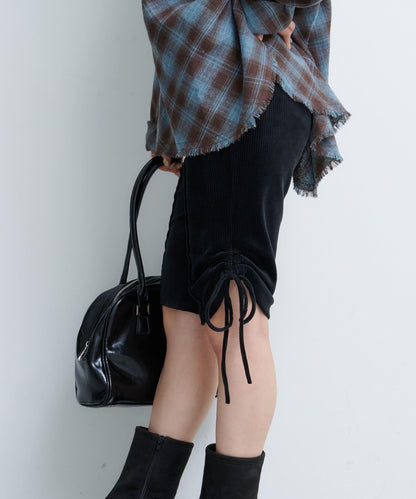 剪裁天鵝絨騎行褲