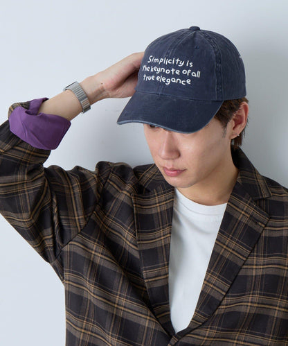 【WHIMSIC】水洗染色標誌棒球帽