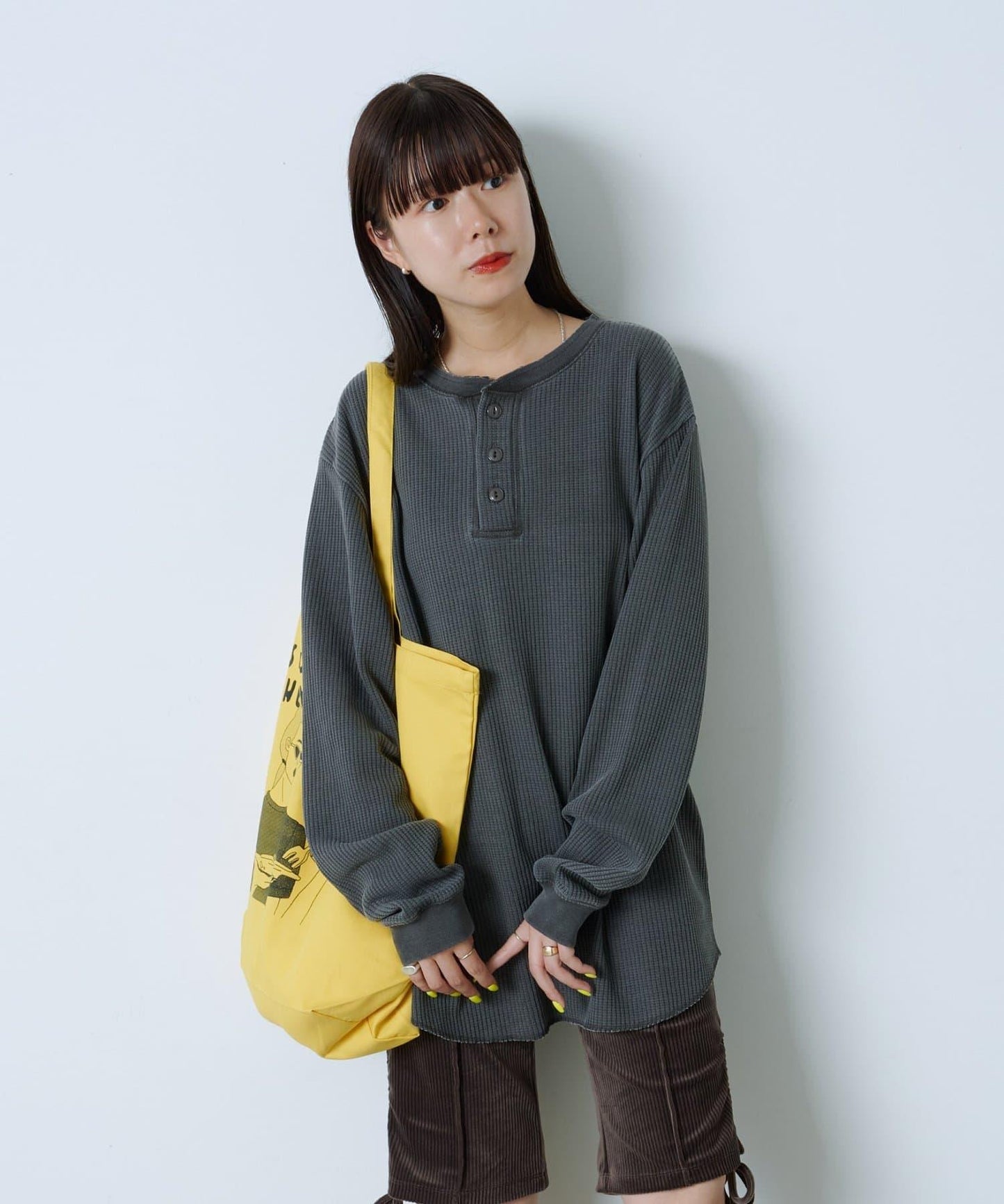 【WHIMSIC】保暖亨利領T恤