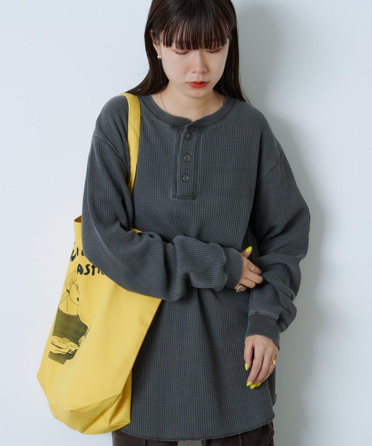 【WHIMSIC】保暖亨利領T恤