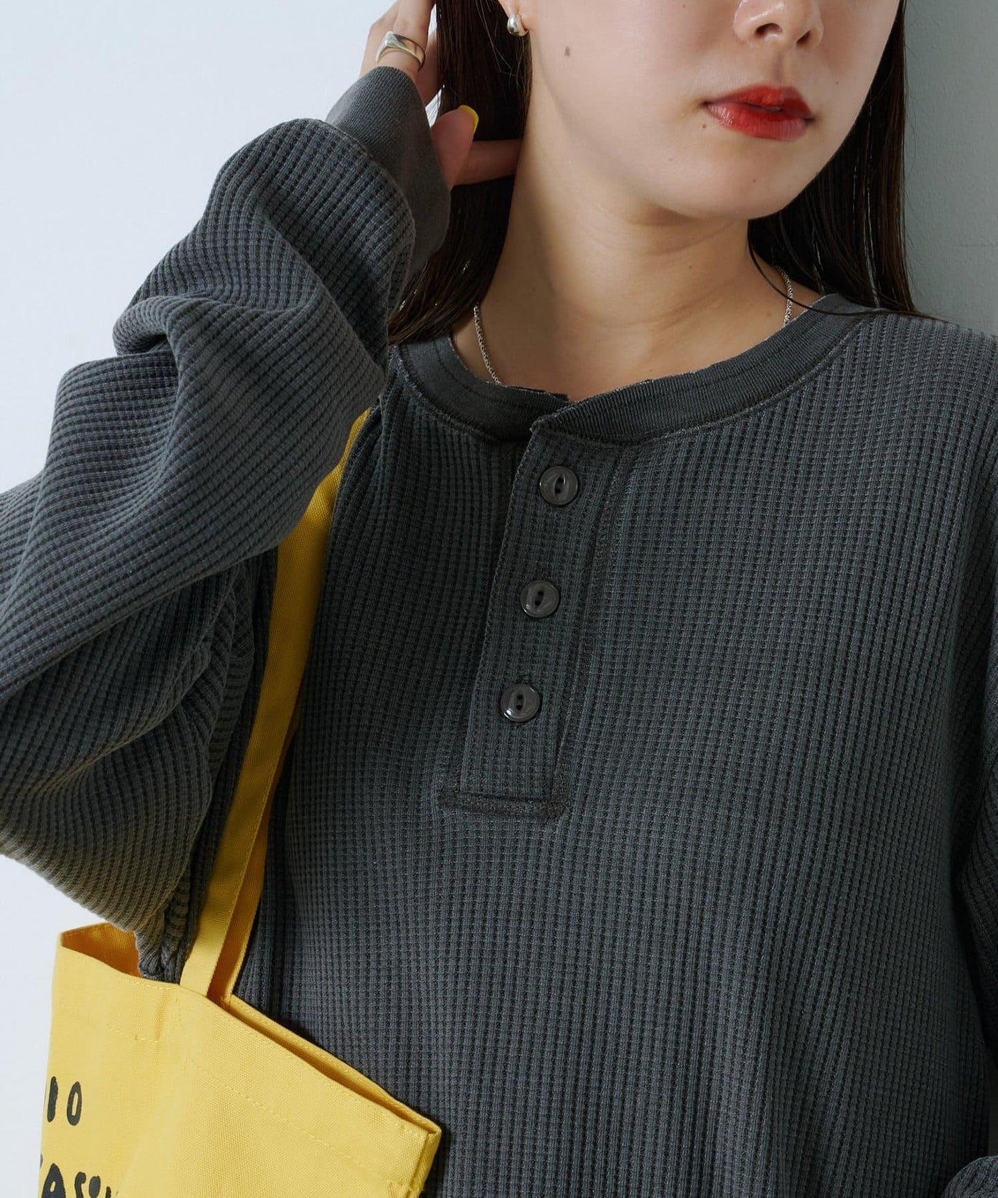 【WHIMSIC】保暖亨利領T恤