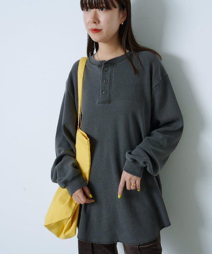 【WHIMSIC】保暖亨利領T恤