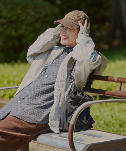 【WHIMSIC】水洗染色標誌棒球帽