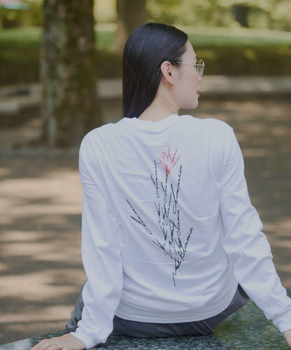 【WHIMSIC/2尺碼可選】鏡面絲網印花T恤