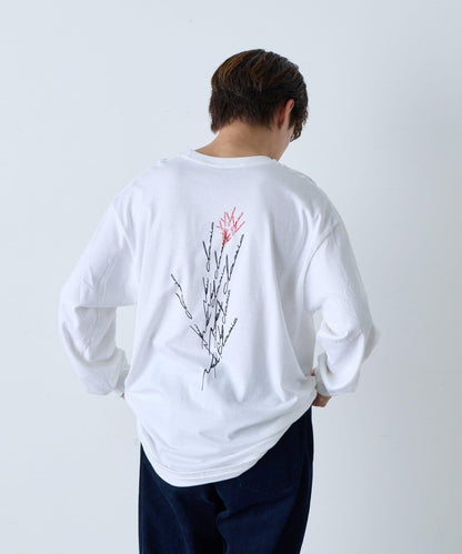 【WHIMSIC/2尺碼可選】鏡面絲網印花T恤