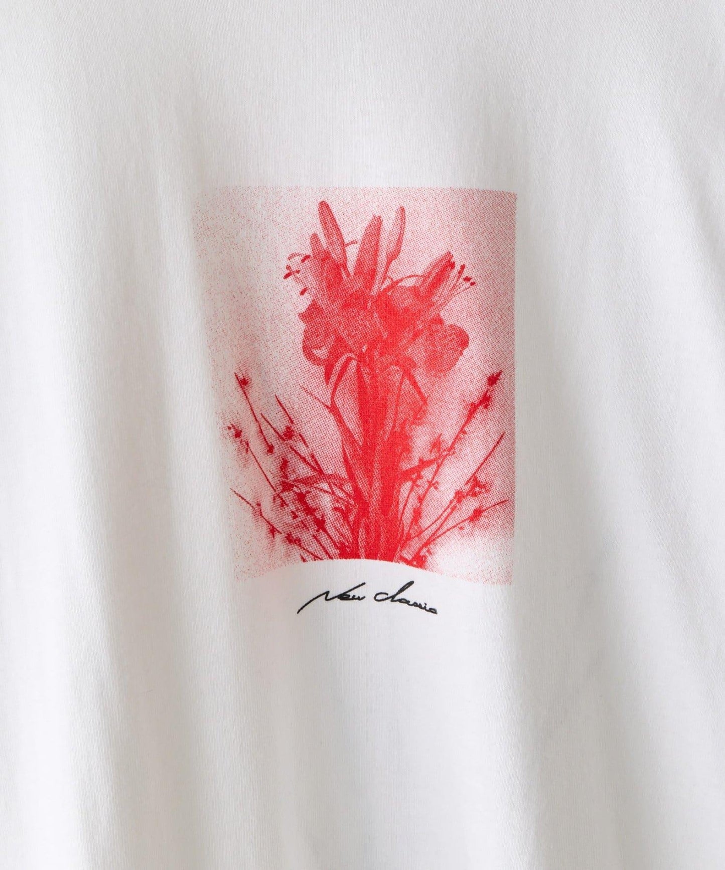 【WHIMSIC/2尺碼可選】鏡面絲網印花T恤