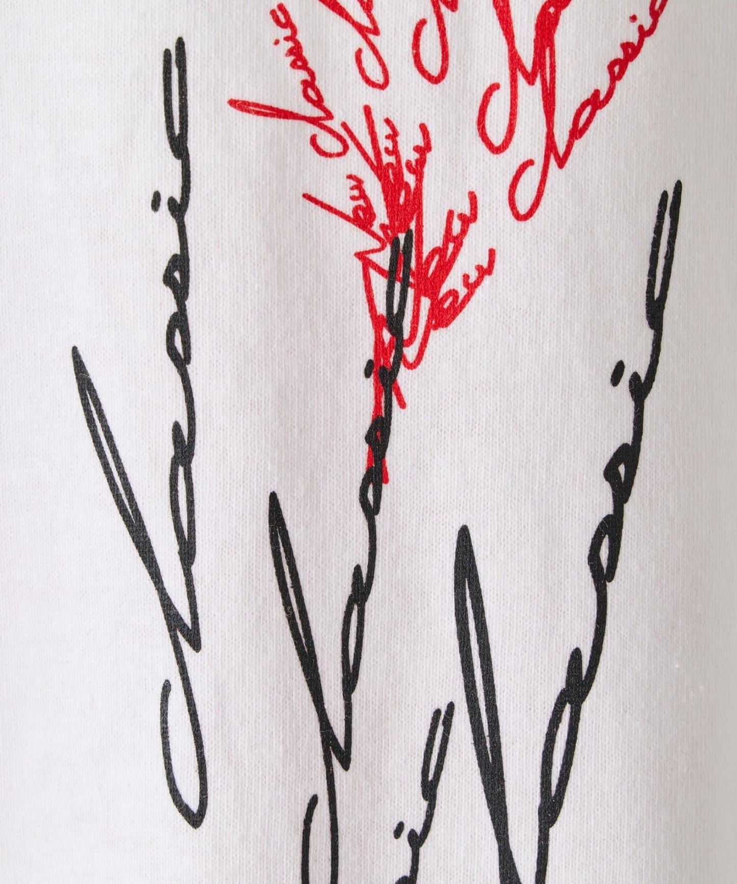 【WHIMSIC/2尺碼可選】鏡面絲網印花T恤