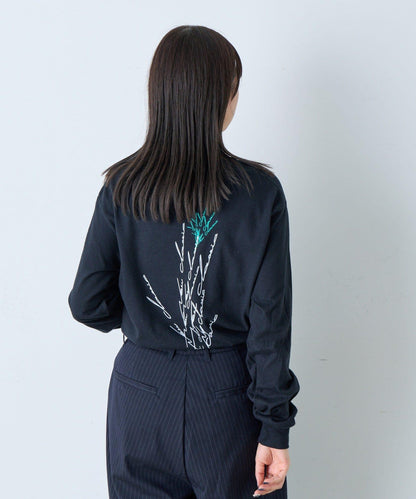 【WHIMSIC/2尺碼可選】鏡面絲網印花T恤