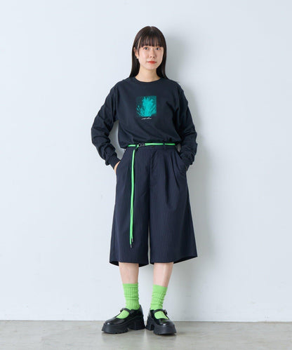 【WHIMSIC/2尺碼可選】鏡面絲網印花T恤