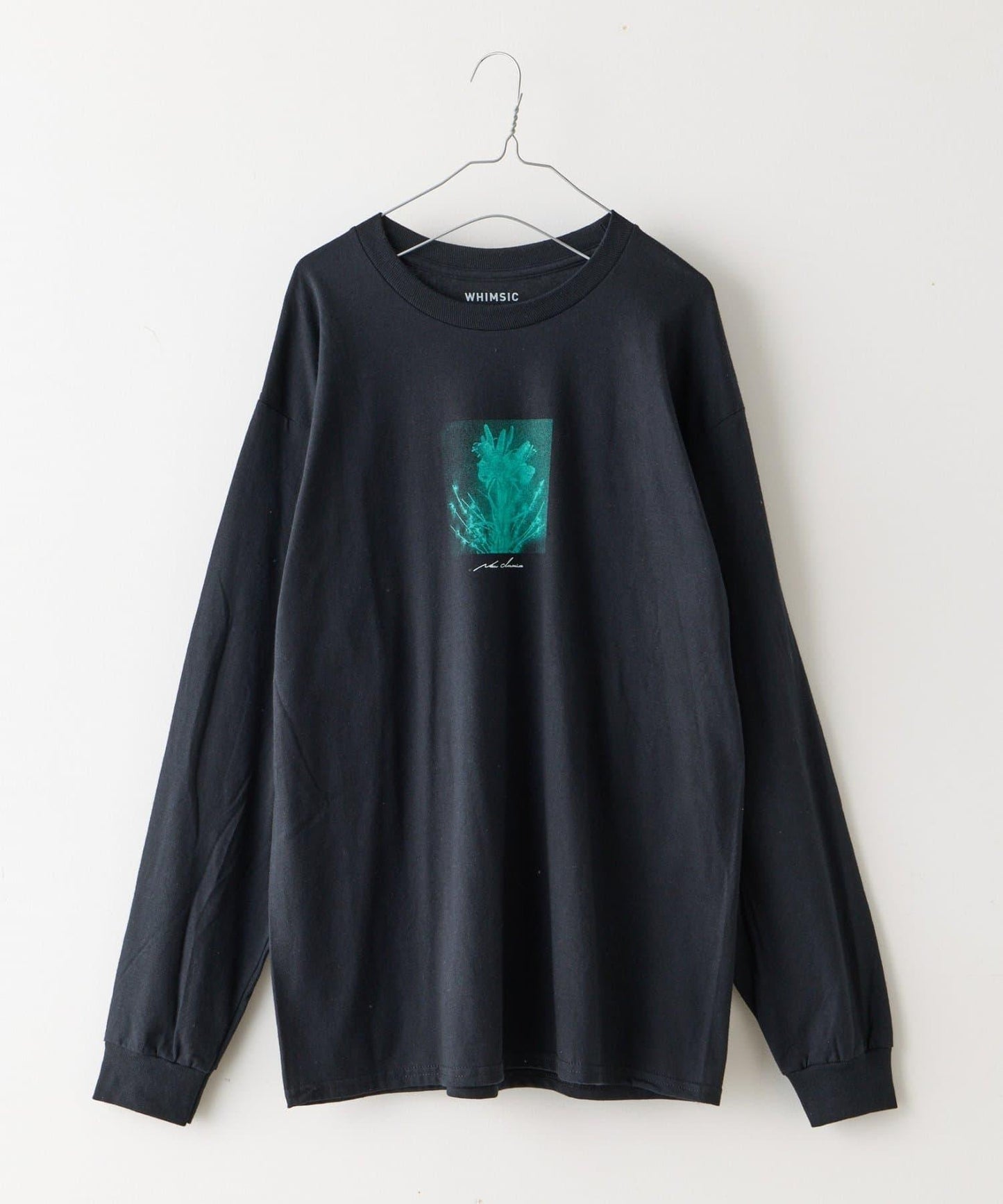 【WHIMSIC/2尺碼可選】鏡面絲網印花T恤