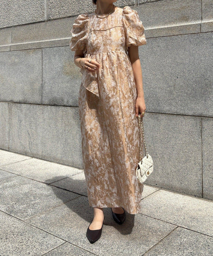 【適合特殊場合】【官網限定】提花連衣裙
