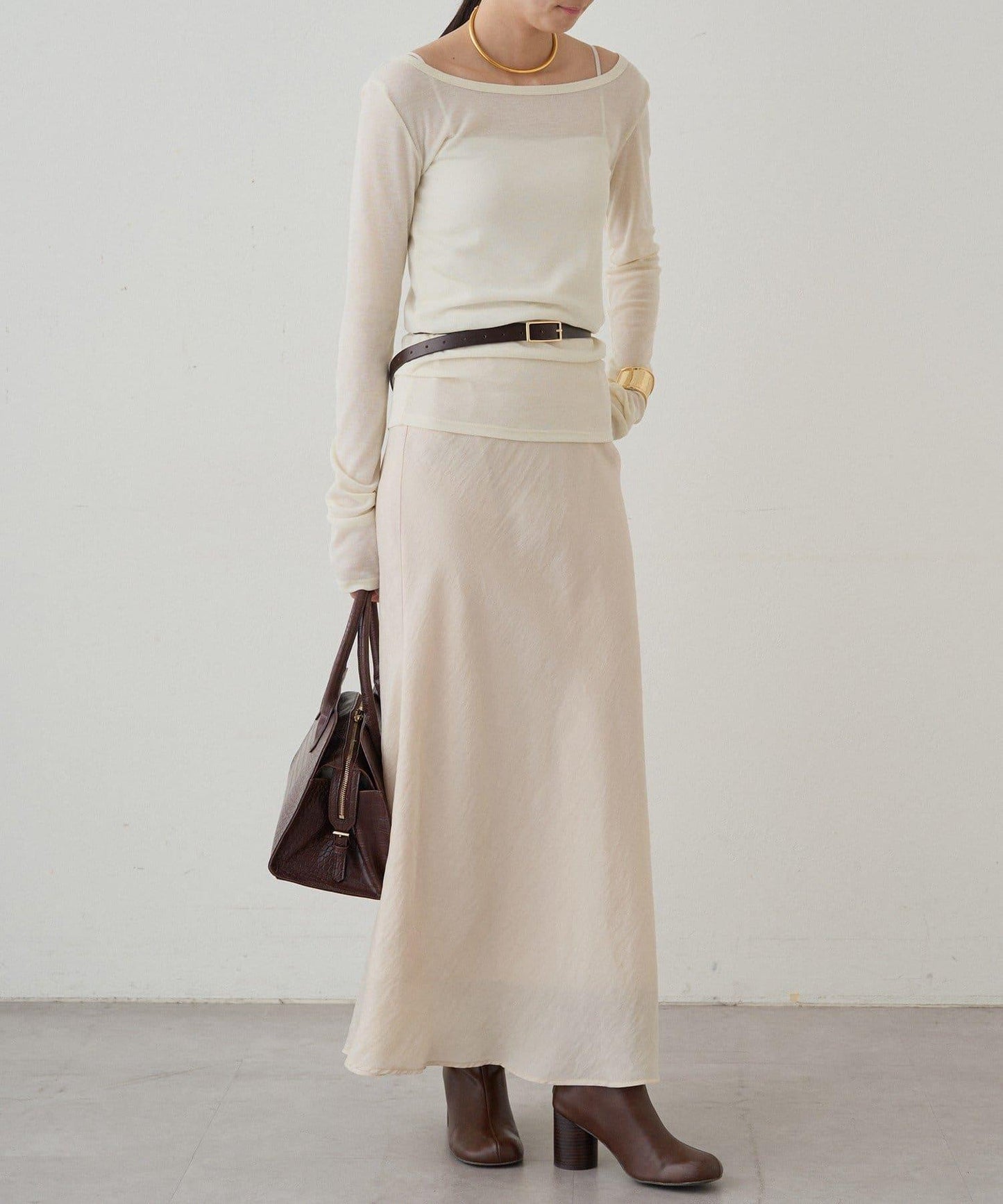 圓領透視長袖T恤