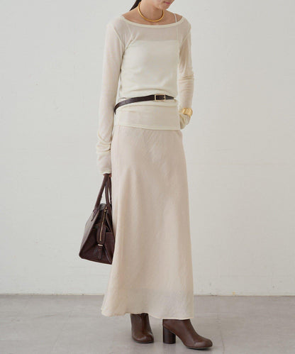 圓領透視長袖T恤