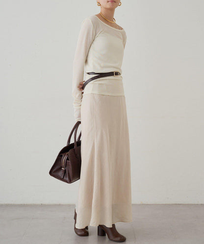 圓領透視長袖T恤