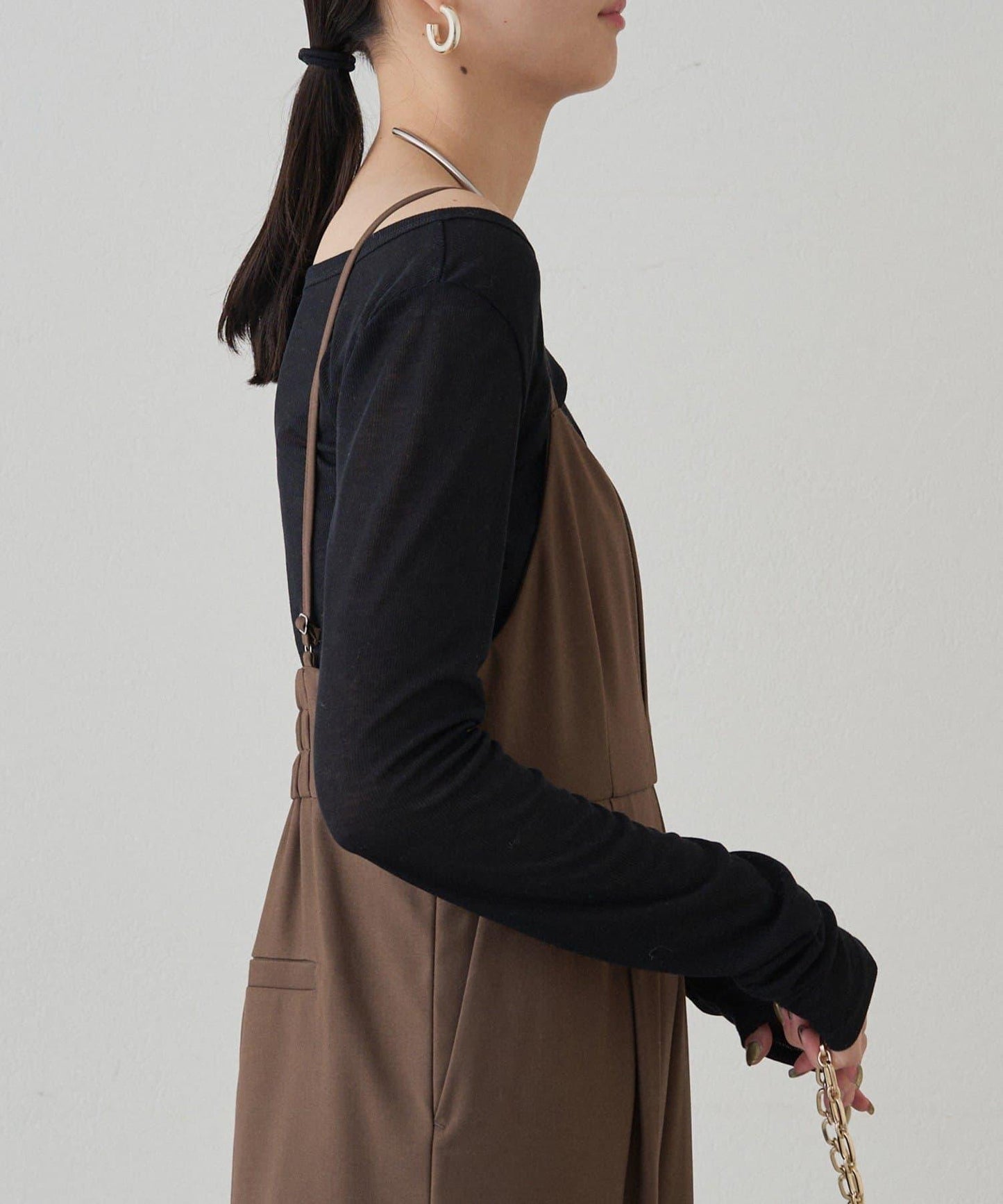 圓領透視長袖T恤