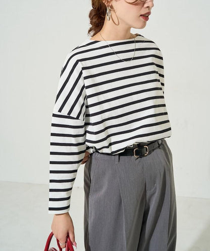 巴斯克條紋長袖T恤