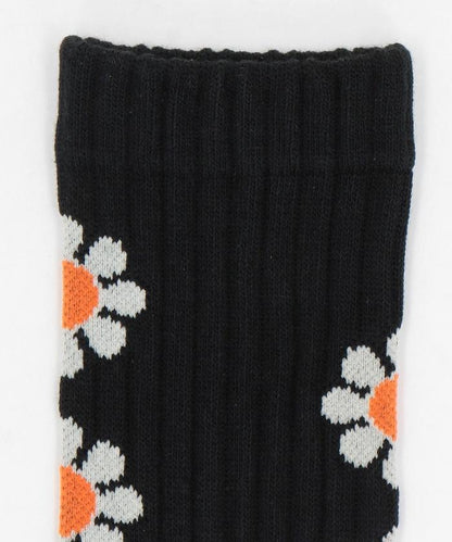 “PEACE”花卉圖案襪