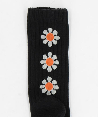 “PEACE”花卉圖案襪