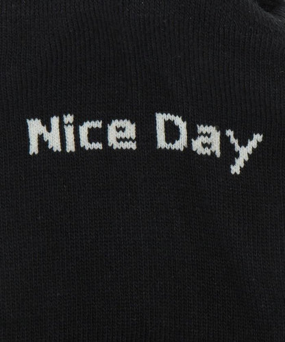 “PEACE”花卉圖案襪