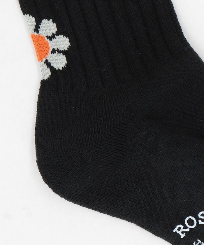 “PEACE”花卉圖案襪