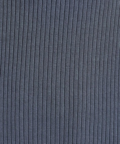 軍風羅紋亨利領長袖T恤