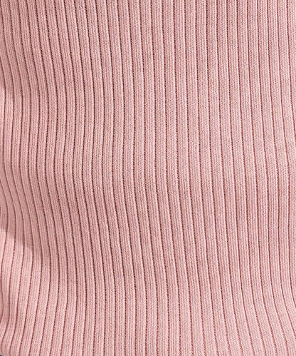 軍風羅紋亨利領長袖T恤