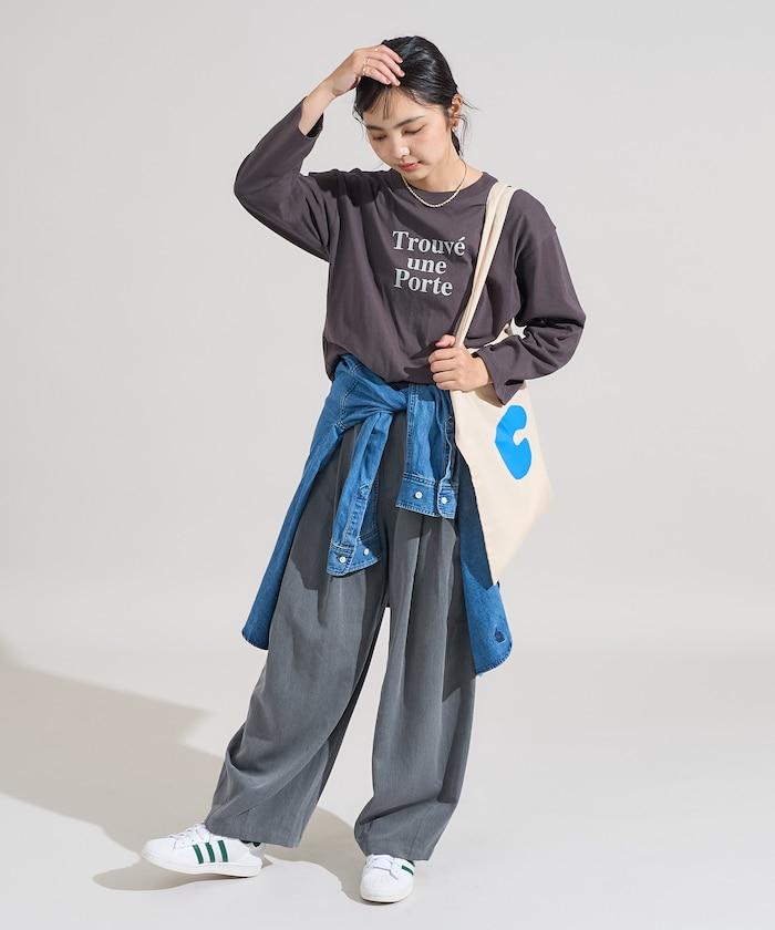 【套裝商品】歐根紗字母T恤套裝