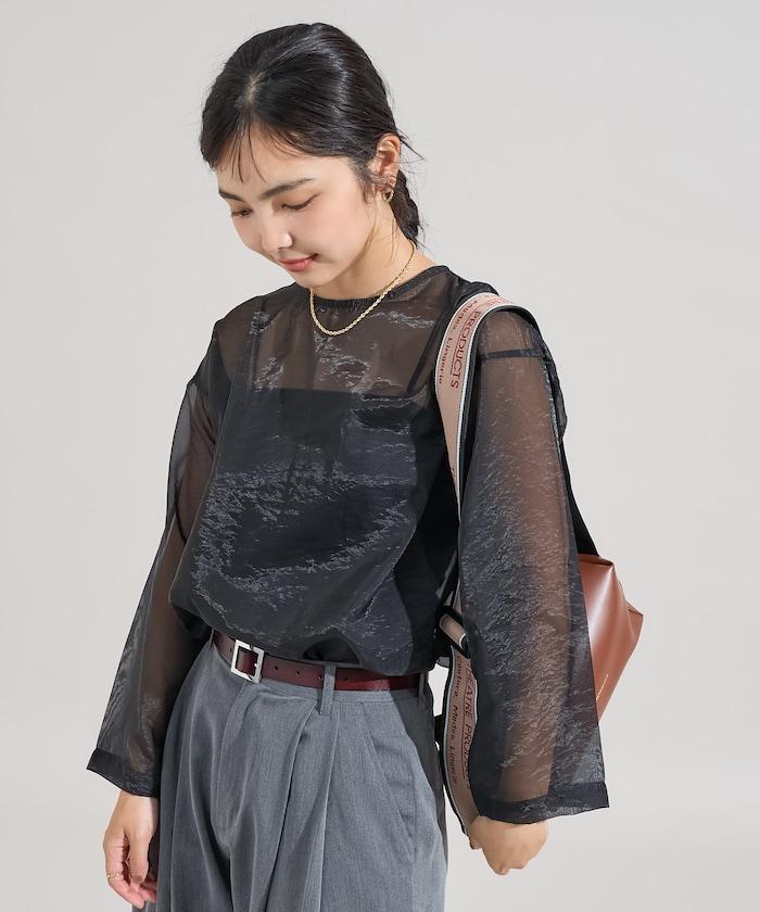 【套裝商品】歐根紗字母T恤套裝