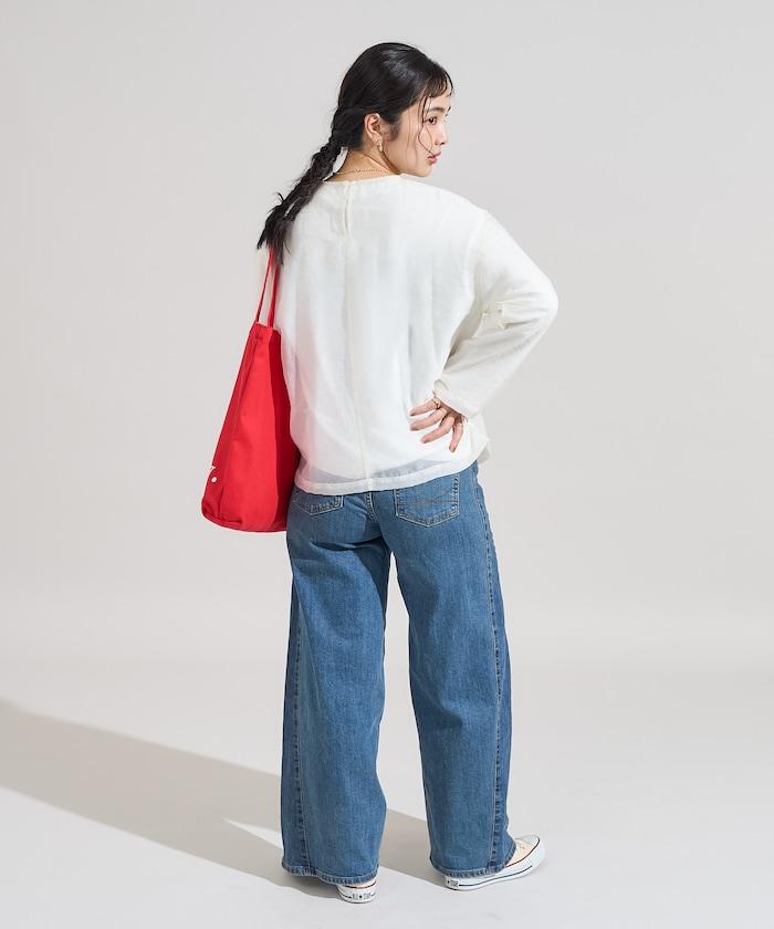 【套裝商品】歐根紗字母T恤套裝