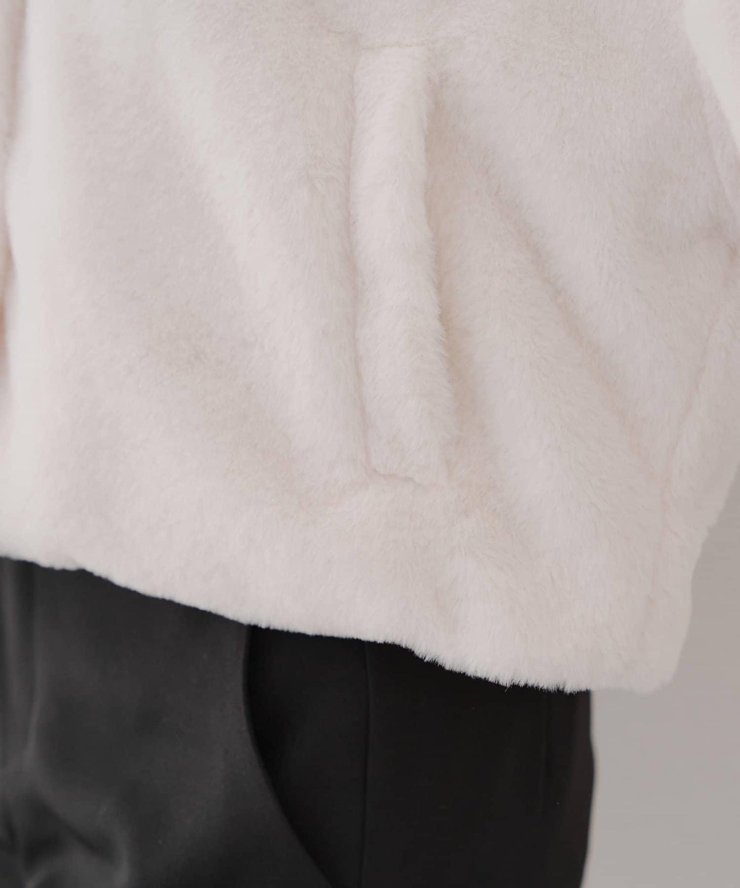 【RMAF】亮片紐扣仿毛外套