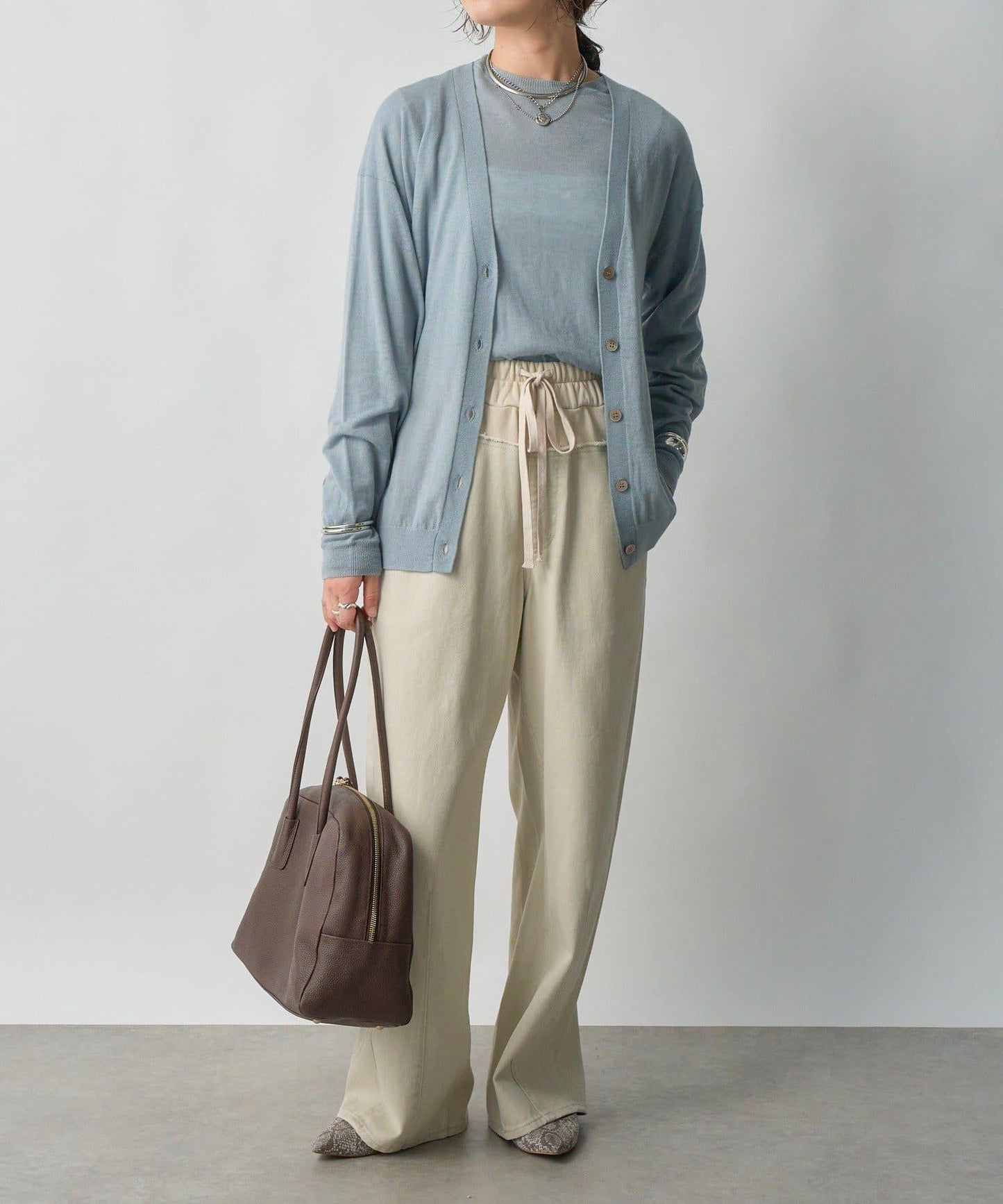 【MYSELFbyRD(マイセルフバイリヴドロワ)】長款針織套頭衫