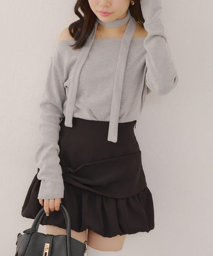 【ゆず@reve.perle_セレクト】帶頸圈三穿上衣