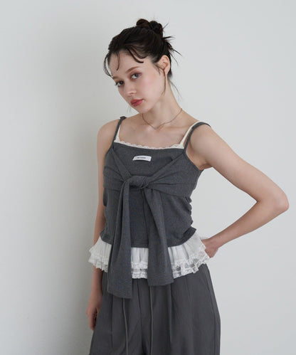 層疊設計吊帶背心