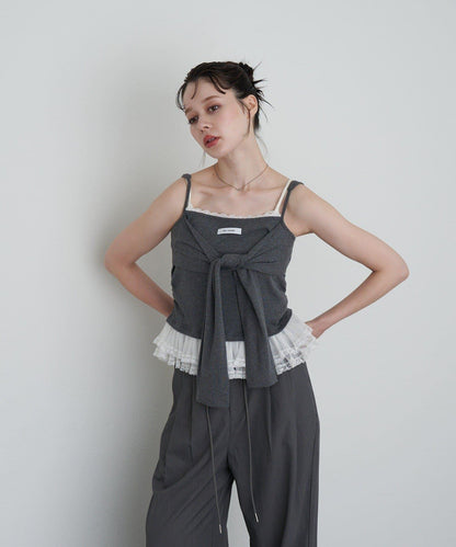 層疊設計吊帶背心