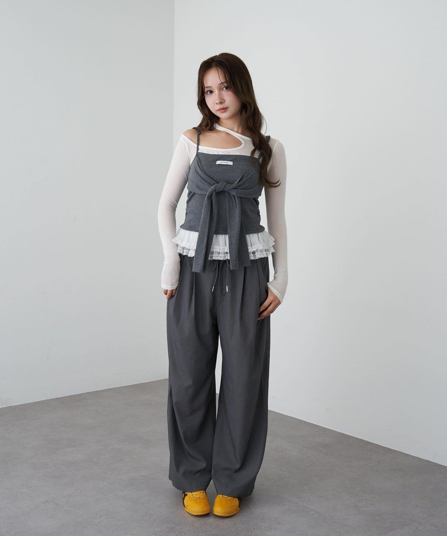 層疊設計吊帶背心